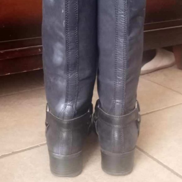Lucky Brand, full-grain leather, tall black riding boots - Size 8 - Picture 7 of 16